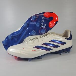 Adidas Copa Pure 2 Elite FG Soccer Cleats Mens Size 11.5 Cloud White Blue IG6402